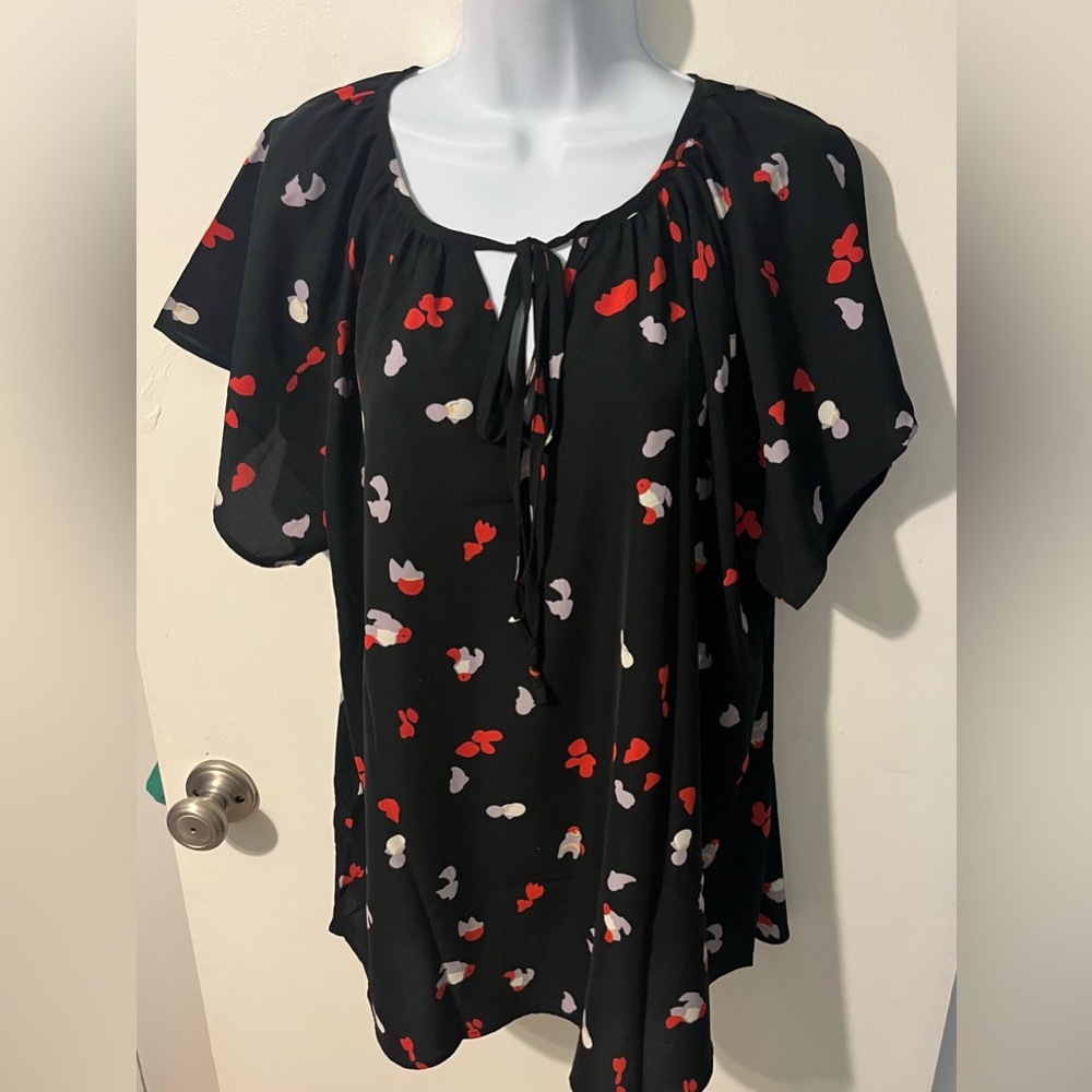 Boutique brand Floral print on black-size 2XL
